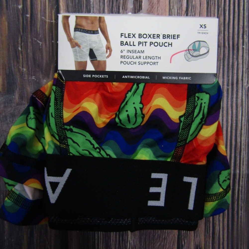American Eagle NEW Mens XS Boxer Briefs 6" Inseam Cucumber Funny Gift Gag